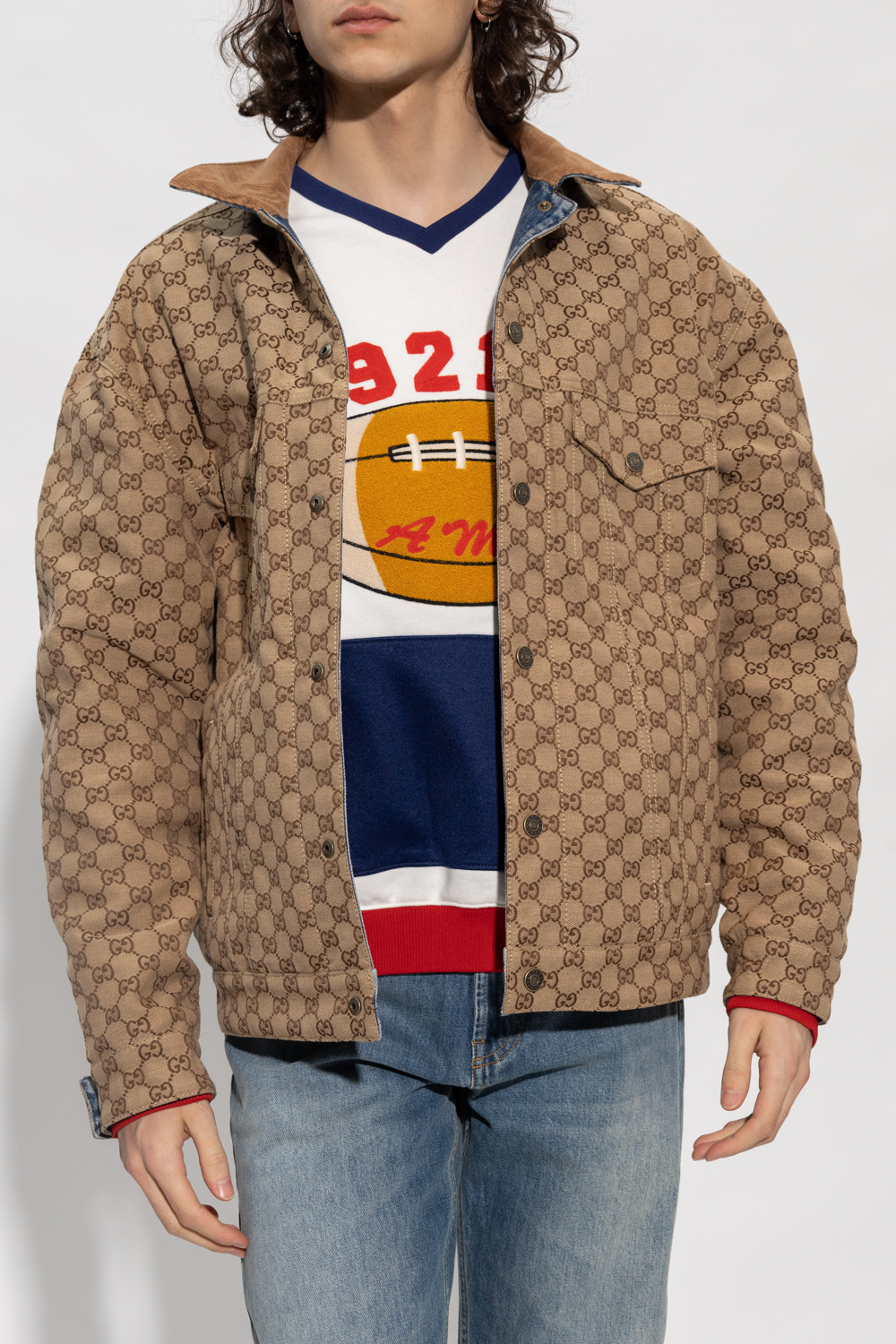 Gucci cheap jacket reversible